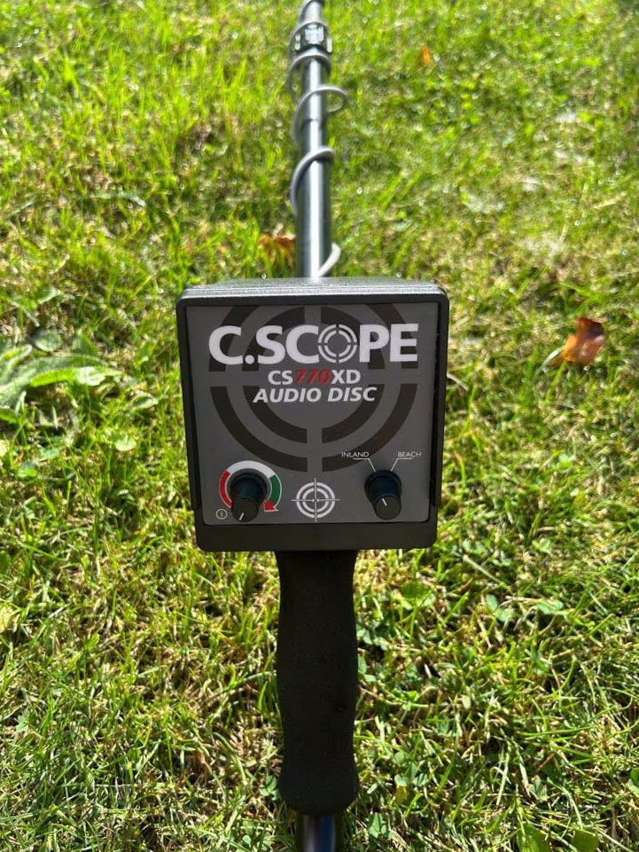 Pas ingeruild / C-scope CS770XD analoge metaaldetector