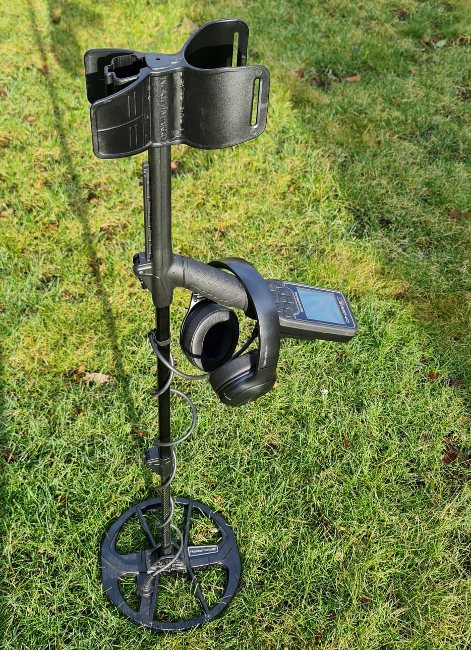 Pas ingeruild/Nokta Legend WHP metaaldetector incl draadloze hoofdtelefoon bluetooth